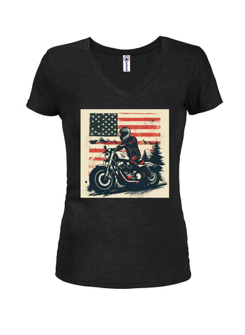 American Journey Juniors V Neck T-Shirt