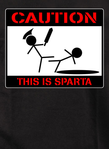 Caution This is Sparta Kids T-Shirt