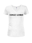 Edge Lord Juniors V Neck T-Shirt