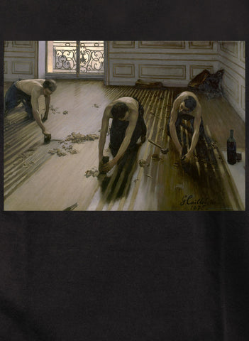 Gustave Caillebotte - The Parquet Planers (The Floor Scrapers) Kids T-Shirt