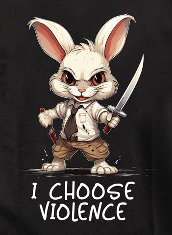 I Choose Violence Kids T-Shirt