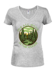 It's All Good in the Woods Juniors V Neck T-Shirt