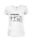 Supplies! Juniors V Neck T-Shirt