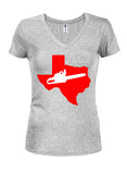Texas Chainsaw Juniors V Neck T-Shirt