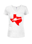 Texas Chainsaw Juniors V Neck T-Shirt