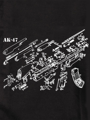 AK-47 Schematic T-Shirt