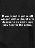 If you want to get a left winger with a liberal arts T-Shirt