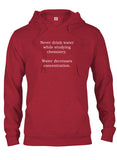 Never drink water while studying chemistry T-Shirt
