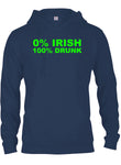 0% Irish 100% Drunk T-Shirt
