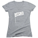 I Support the Current Thing Juniors Heather Grey