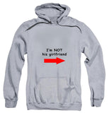 I'm Not His Girlfriend Heather Grey Hoodie