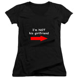 I'm Not His Girlfriend Juniors Black