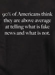 El 90% de los estadounidenses piensan que están por encima del promedio.
