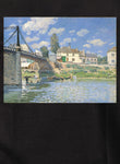 Alfred Sisley - The Bridge at Villeneuve-la-Garenne Kids T-Shirt