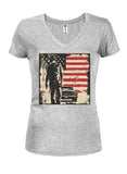 All American Juniors V Neck T-Shirt