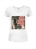 All American Juniors V Neck T-Shirt