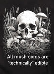 All mushrooms are “technically” edible Kids T-Shirt