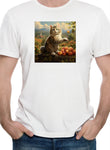 Camiseta Gato Manzana