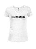 Bummer Juniors V Neck T-Shirt
