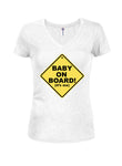 Baby On Board! (it’s me) Juniors V Neck T-Shirt
