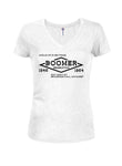 Boomer Generation Juniors V Neck T-Shirt