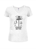 Choices Matter Juniors V Neck T-Shirt