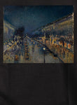 Camille Pissarro - The Boulevard Montmartre at Night Kids T-Shirt