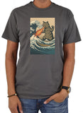 Catzilla Great Wave T-Shirt