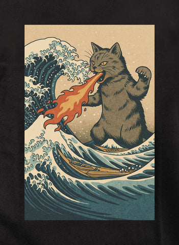 Catzilla Great Wave T-Shirt
