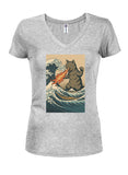 Catzilla Great Wave T-Shirt