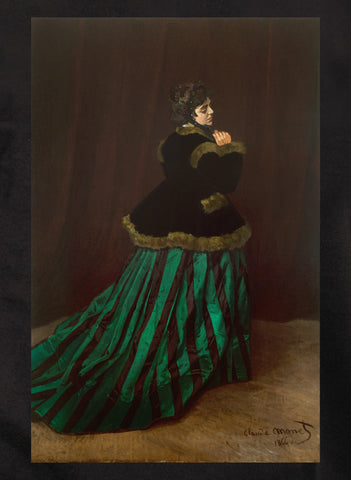 Claude Monet - The Woman in the Green Dress Kids T-Shirt