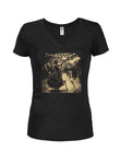 Dance of the Dead Juniors V Neck T-Shirt