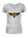 Death's Head Moth Juniors V Neck T-Shirt