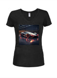 Dope Ride Juniors V Neck T-Shirt