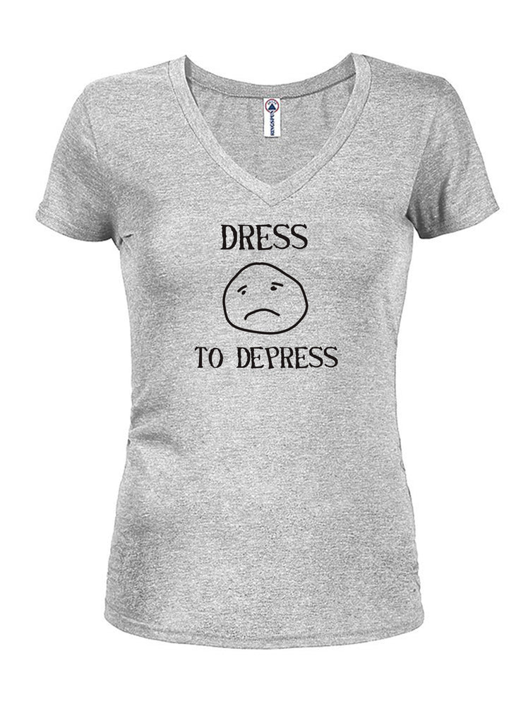 Dress to Depress T-Shirt 4X-Large / White / T-Shirt Dress to Depress T-Shirt 4X-Large / White / T-Shirt