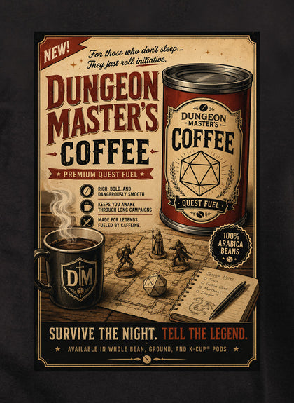 Dungeon Masters Coffee T-Shirt