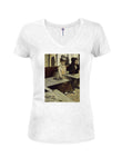 Edgar Degas - The Absinthe Juniors V Neck T-Shirt