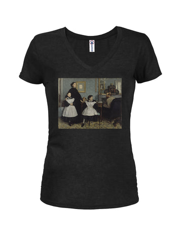 Edgar Degas - The Bellelli Family Juniors V Neck T-Shirt