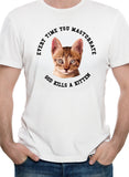 T-shirt Chaque fois que vous vous masturbez, Dieu tue un chaton