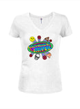 Everything is Awful Juniors V Neck T-Shirt