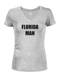 Florida Man Juniors Camiseta con cuello en V