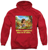 FV10099 What a Nightmare Time to Be Alive Red Hoodie