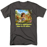 FV10099 What a Nightmare Time to Be Alive Charcoal T-Shirt