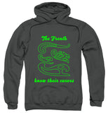 FV10100 The French Know Their Curves Charcoal Hoodie