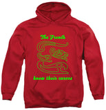 FV10100 The French Know Their Curves Red Hoodie