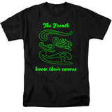 FV10100 The French Know Their Curves Black T-Shirt