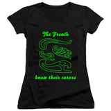 FV10100 The French Know Their Curves Black Girls V Neck