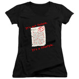 FV10102 It's Not Failure. It's a Lifestyle Black Girls V Neck