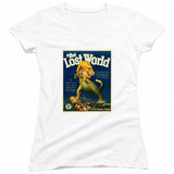 FV10105 The Lost World 1925 Movie Poster White Girls V Neck