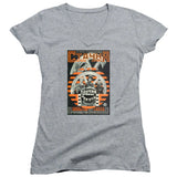 FV10106 Strike 1925 Eisenstein Movie Poster Heather Grey Girls V Neck